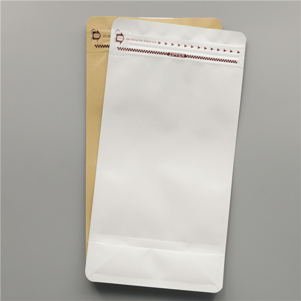 custom coffee flat bottom pouch