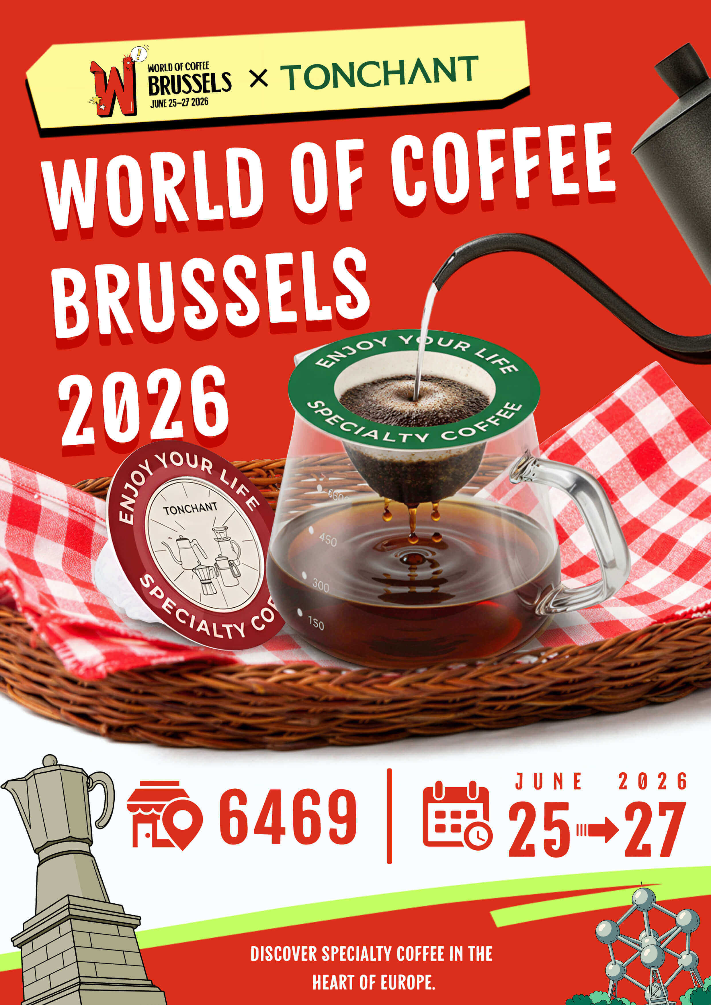 World of Coffee Brussels 2026 TONCHANT