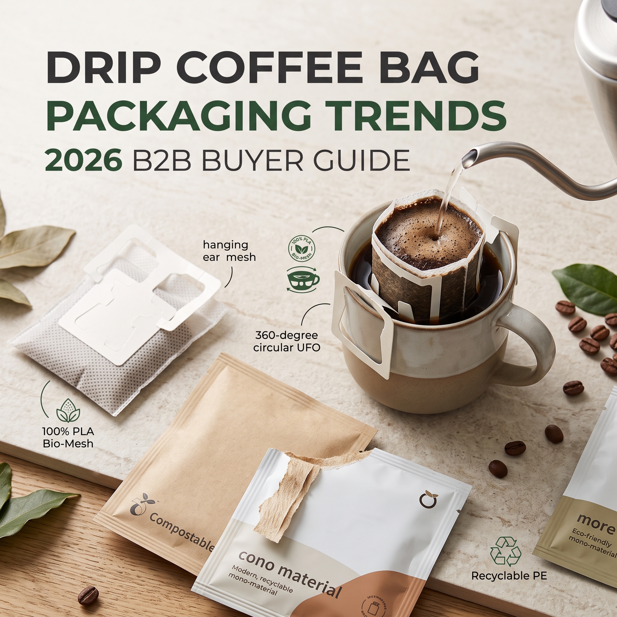 Drip Coffee Bag Packaging Trends in 2026: The Ultimate B2B Buyer Guide