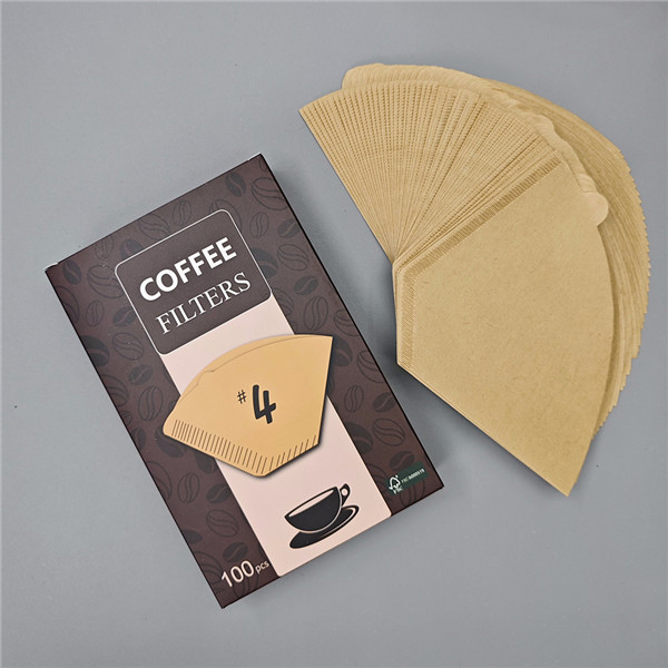 coffee filtering paper and packaging