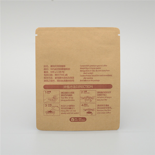 flat sachets for coffee
