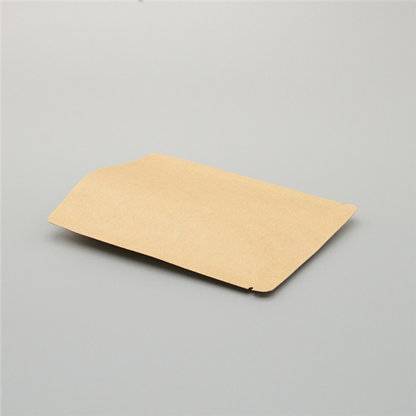 kraft paper three sided sealing bag