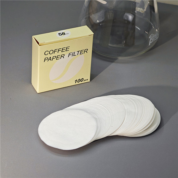 round coffee filter paper